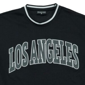 Pánský černý dres značky Chapter s krátkým rukávem a potiskem Los Angeles na přední straně Black Jersey
