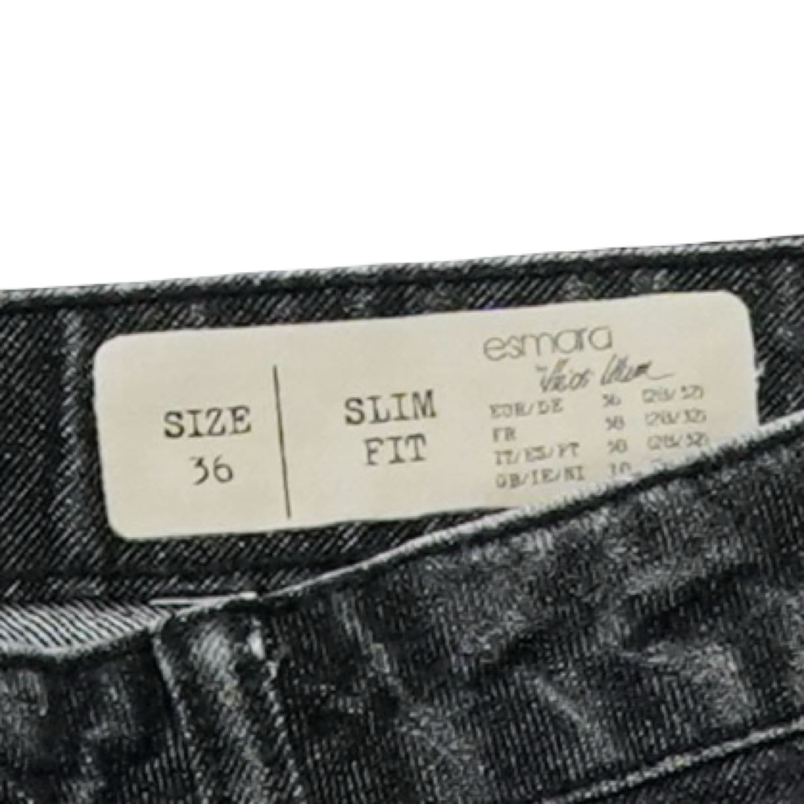 Dámské černé washed džínové kraťasy značky Esmara Black Women Shorts