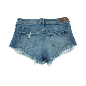 Dámské modré džínové kraťasy značky Hollister Dark Blue Women Shorts