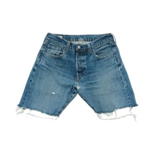 Pánské modré džínové vintage kraťasy značky Levi's - typ 501 Blue Shorts