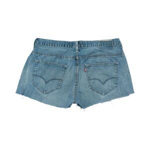 Dámské modré džínové vintage kraťasy značky Levi's - typ 504 Blue Denim Women Shorts