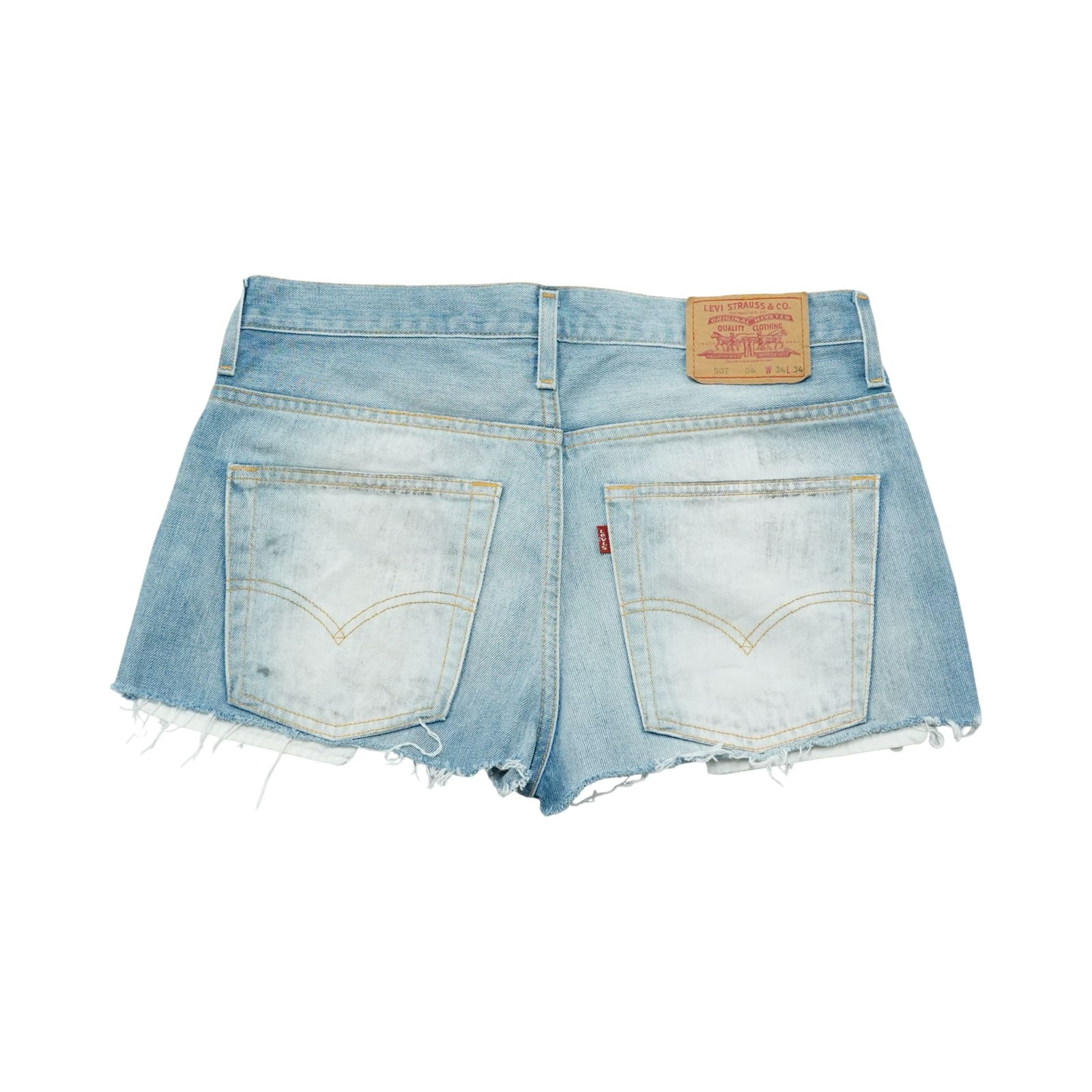Dámské modré džínové kraťasy značky Levi's - typ 507 04 Light Blue Women Denim Shorts