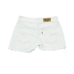 Dámské bílé džínové kraťasy značky Levi's - typ 570 White Women Denim Shorts