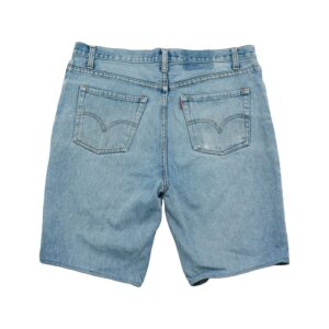 Pánské světle modré vintage džínové kraťasy značky Levis.. Levis Blue Denim Shorts