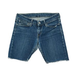 Pánské tmavě modré džínové kraťasy značky Levis.. Levis Dark Blue Shorts