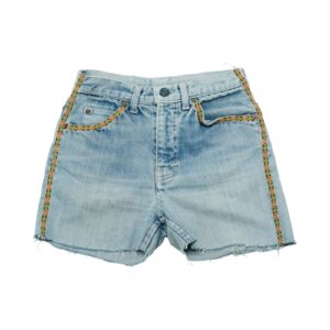 Dámské modré vintage džínové kraťasy značky Levis.. Levis Festival Shorts