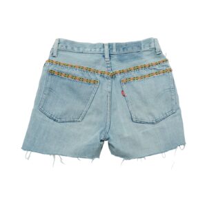 Dámské modré vintage džínové kraťasy značky Levis.. Levis Festival Shorts