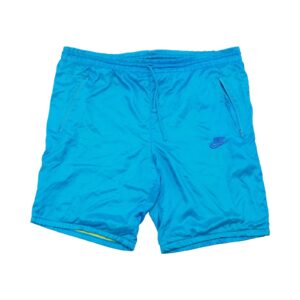 Nike-Blue-Shorts. Pánské tyrkysově modré vintage kraťasy značky Nike.