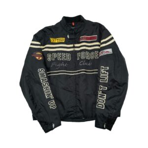 Pánská černá motorkářská vintage bunda značky Hein Gericke Speed Force.. Speed Force Black Bike Jacket . Speed Force Black Bike Jacket 1